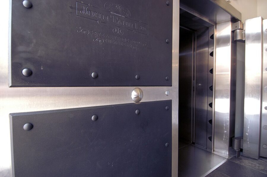 The Jewel House vault entrance at the Tower of London