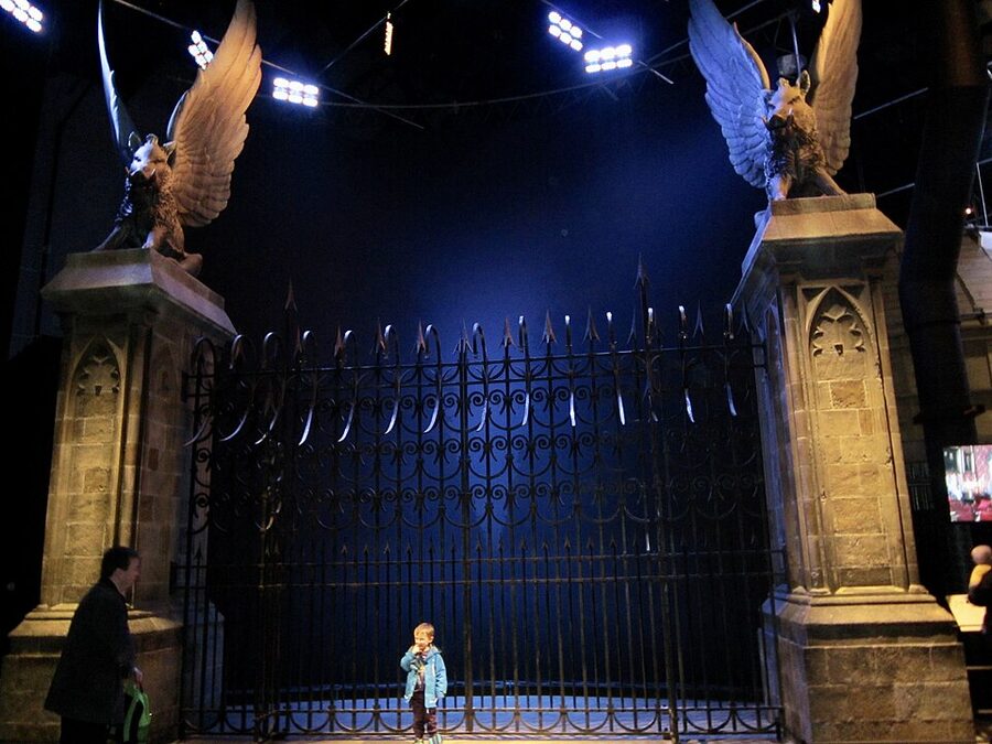 Behind the scenes display at Warner Bros Studio Tour London