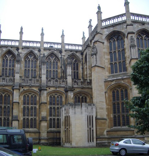 King George VI memorial chapel exterior at Windsor