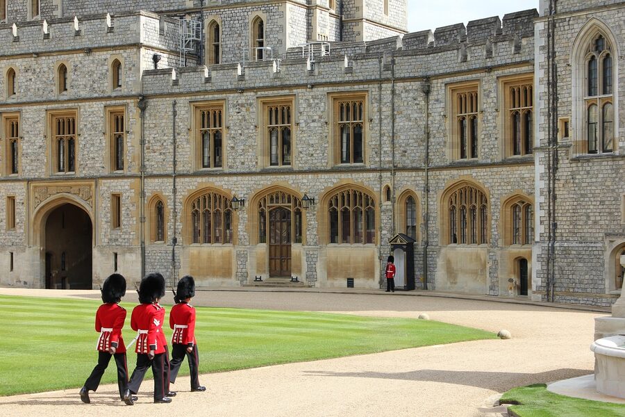 Royal guard at Windsor Castle