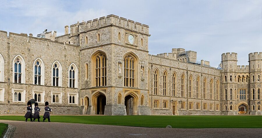 Windsor Castle Upper Ward quadrangle