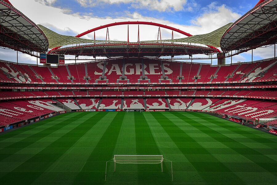 Estadio da Luz exterior facade Lisbon