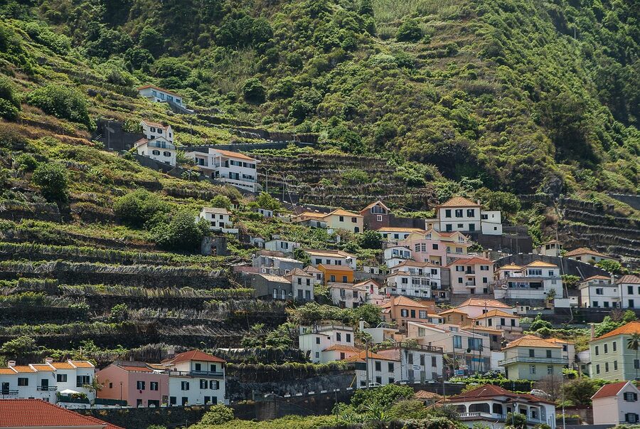 Porto Moniz town Madeira