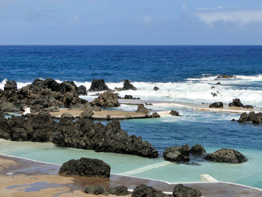 Porto Moniz volcanic natural pools Madeira