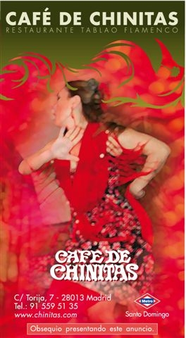 Cafe de Chinitas tablao flamenco Madrid historic poster