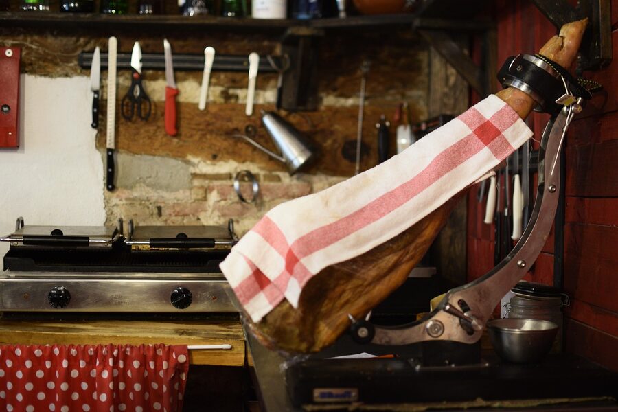 Jamon iberico tapas Spain post-flamenco