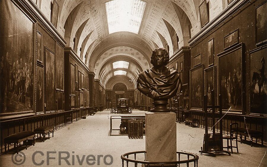 Prado Museum main gallery historical 1915