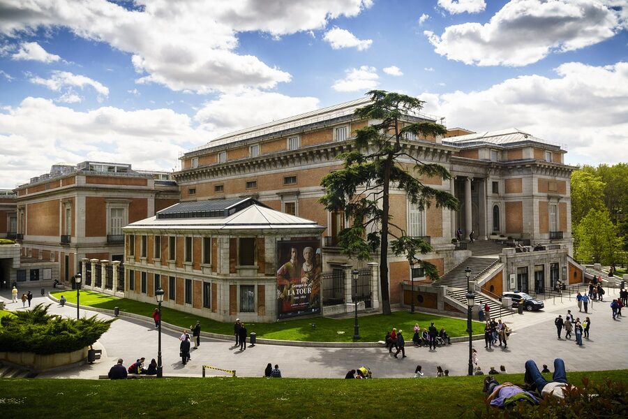 Prado Museum architecture and exterior detail Madrid