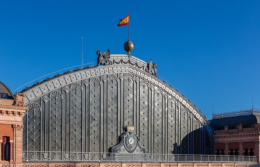 Atocha train station Madrid interior tropical garden