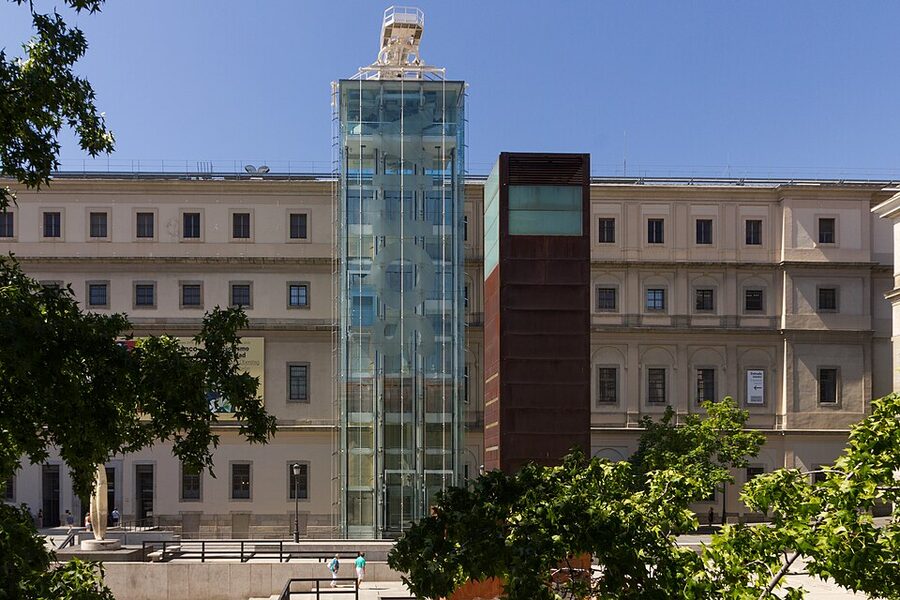 Reina Sofia Sabatini building exterior 18th century facade