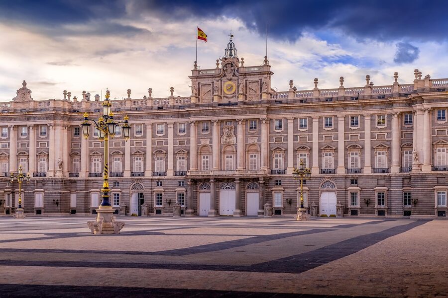 Royal Palace Madrid facade architectural detail