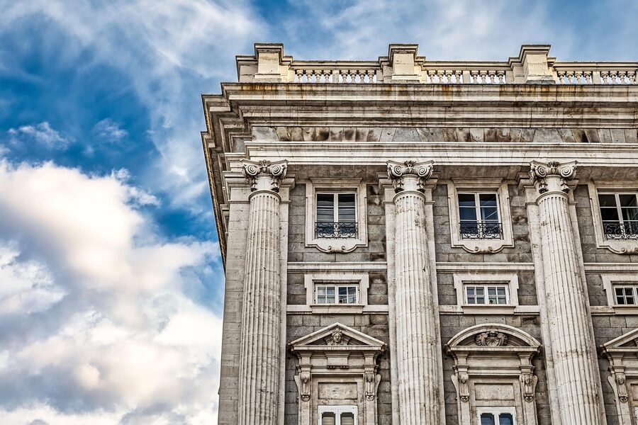 Royal Palace of Madrid as the historical kings residence