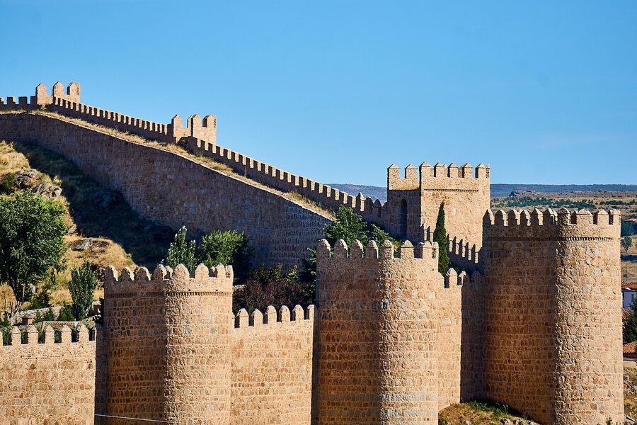 Avila walls UNESCO Spain Pixabay
