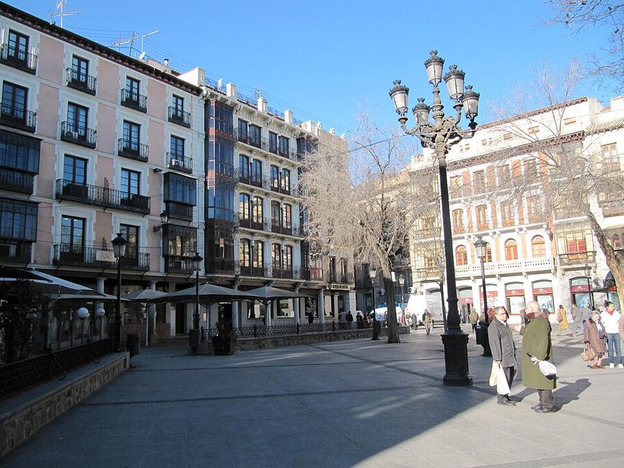 Plaza Zocodover Toledo main square with cafes