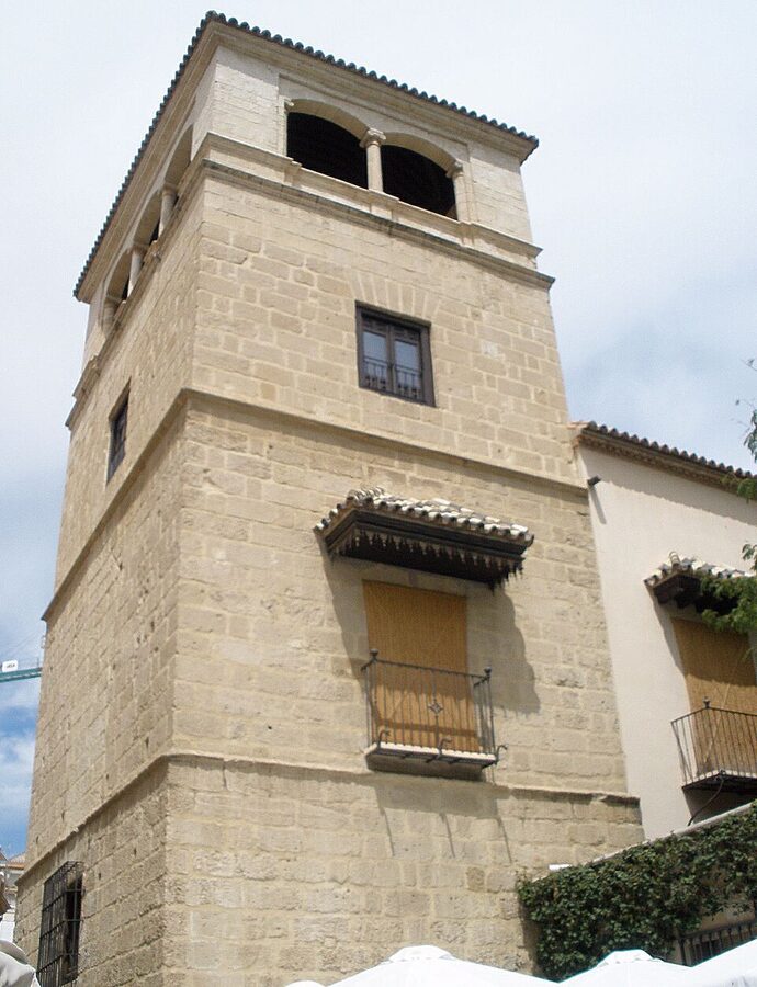 Mudejar architectural detail at Buenavista Palace Picasso Museum