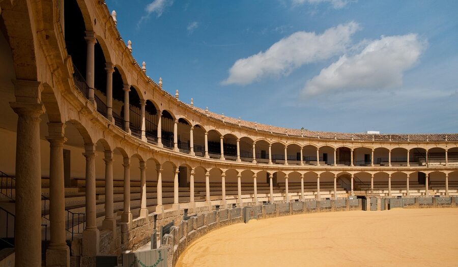 Plaza de Toros bullring arena in Ronda Spain