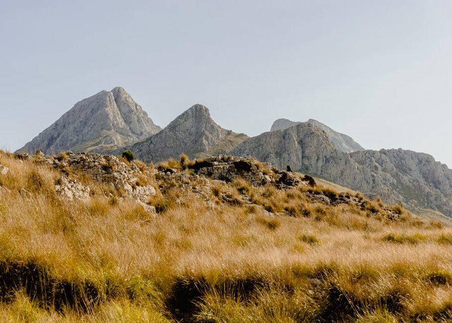 Serra de Tramuntana mountain peaks Mallorca