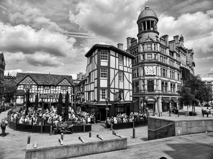 Manchester city skyline