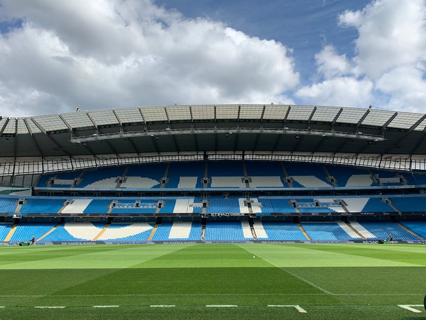 Etihad Stadium blue seats empty