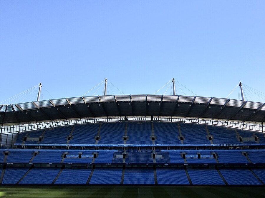 Etihad Stadium tour interior corridor