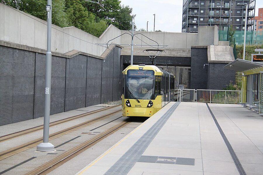 Etihad Campus Metrolink tram stop