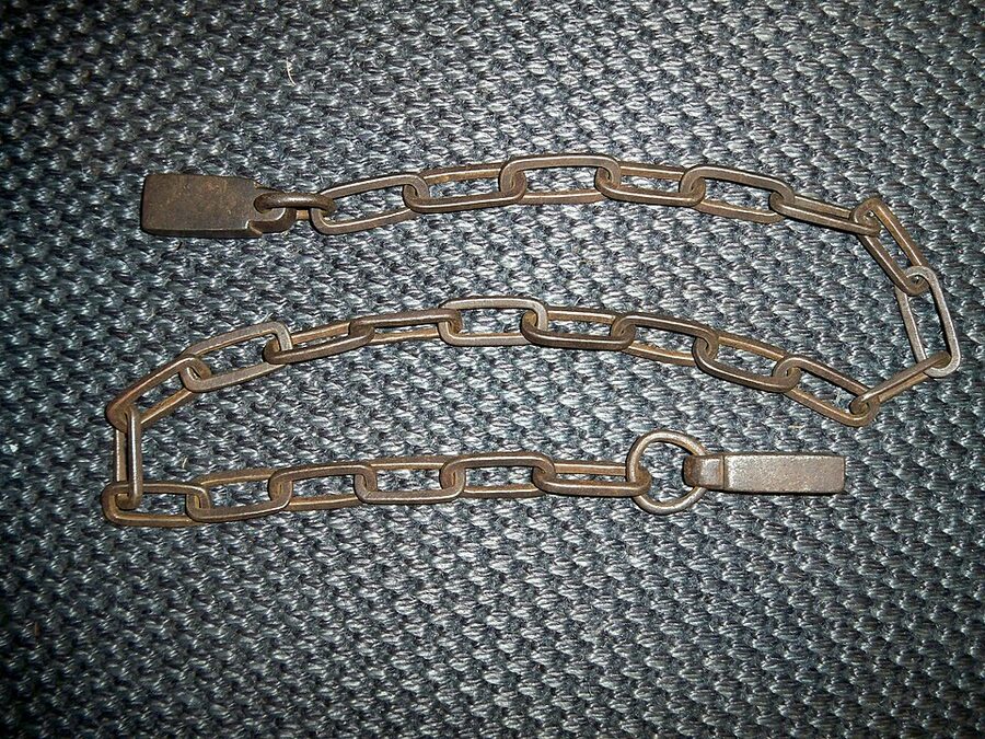 Antique Japanese manriki kusari chain weapon used by ninja