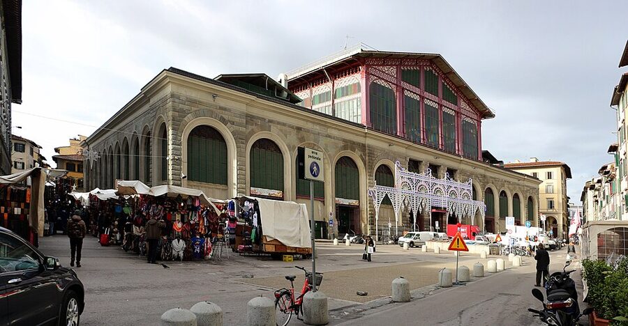 Mercato Centrale market hall in San Lorenzo Florence