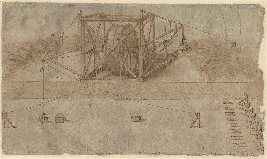 Leonardo da Vinci Codex Atlanticus folio 3 recto