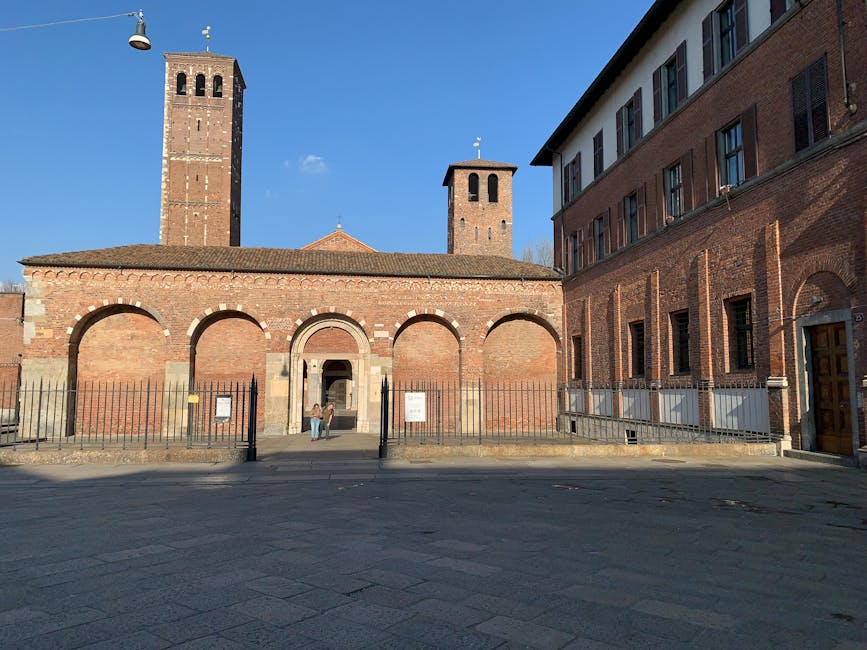 Basilica di Sant Ambrogio Milan facade
