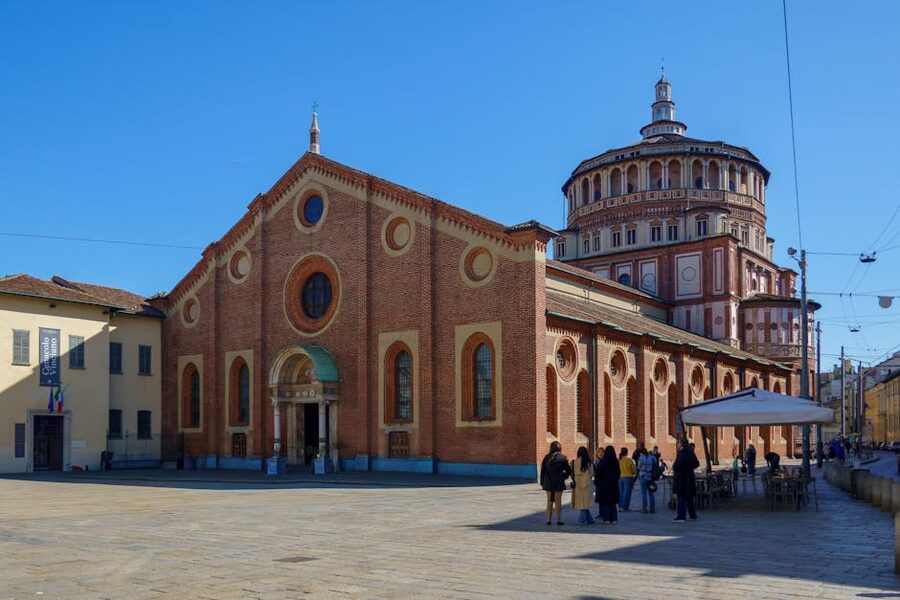 Santa Maria delle Grazie church Milan exterior