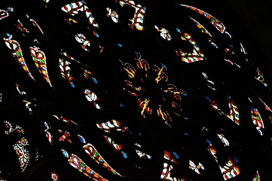 Milan Duomo stained glass window