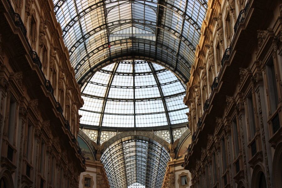 Galleria Vittorio Emanuele II glass ceiling