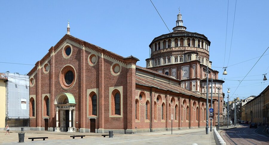 Santa Maria delle Grazie church and convent in Milan