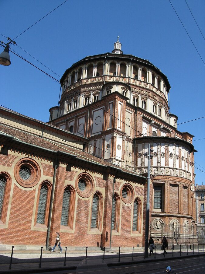Santa Maria delle Grazie Bramante apse exterior Milan