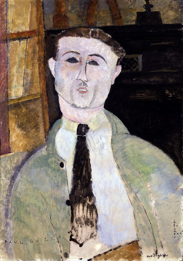 Modigliani portrait of Paul Guillaume art dealer Orangerie collection