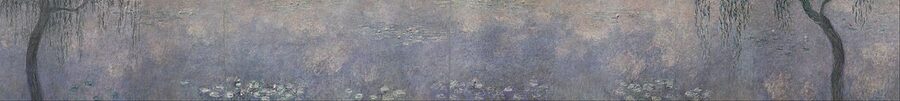Monet The Water Lilies The Two Willows panel Orangerie