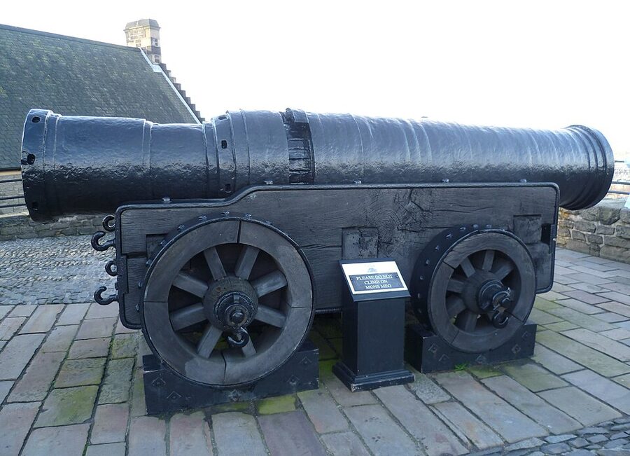 Mons Meg cannon at Edinburgh Castle