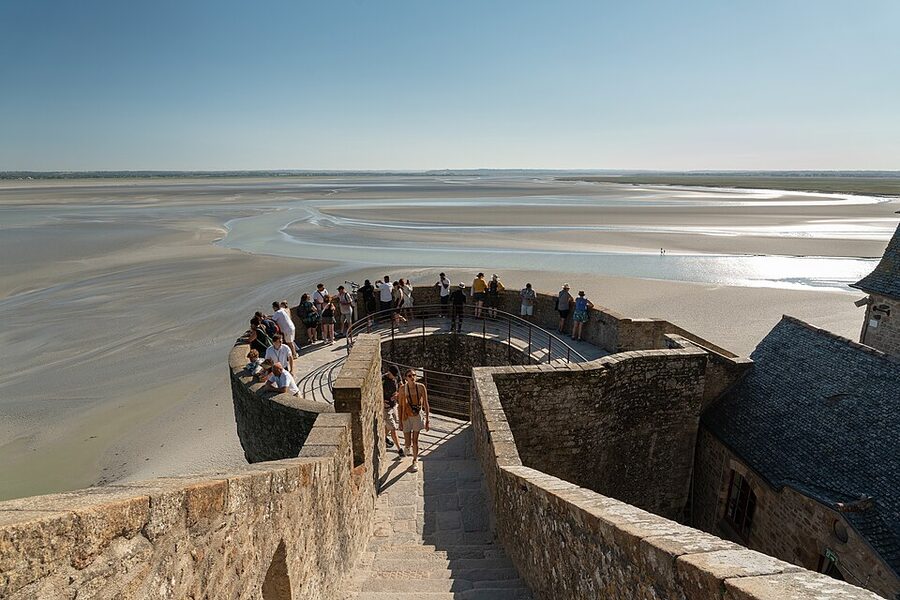 North Tower of Mont Saint Michel ramparts
