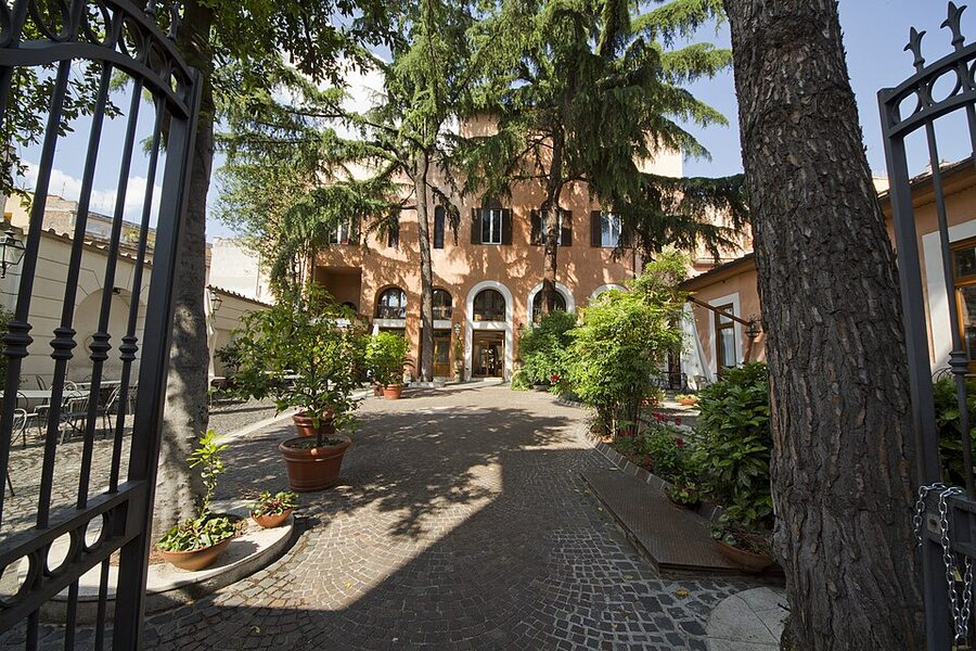 Monti rione Rome neighbourhood street
