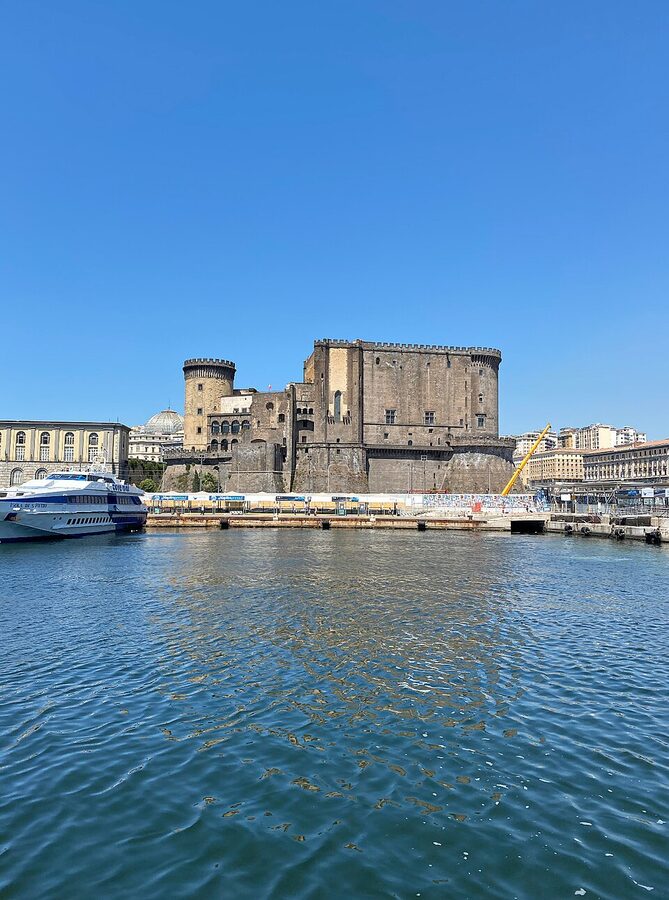 Molo Beverello passenger port in Naples