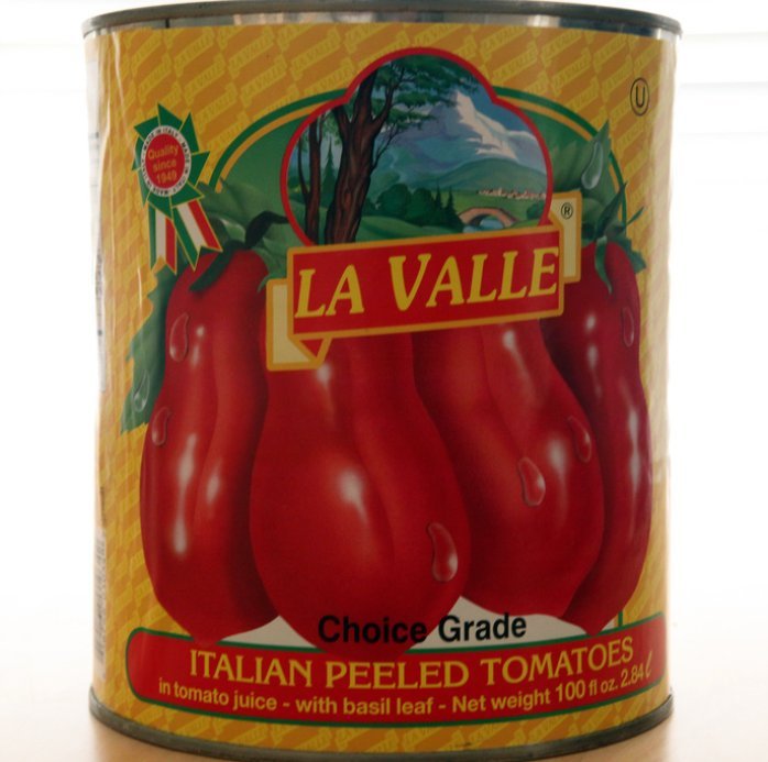 San Marzano tomatoes used for Neapolitan pizza