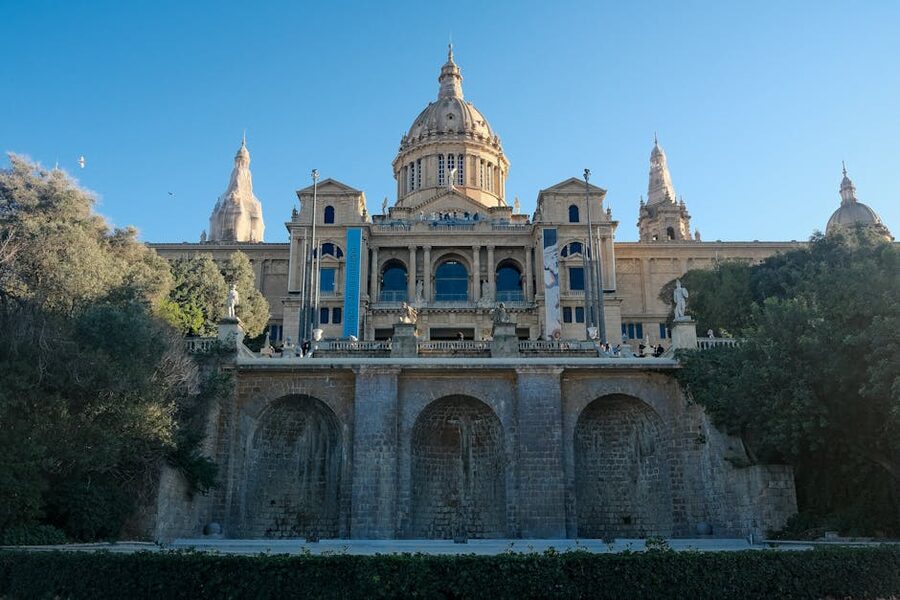 National Art Museum of Catalonia MNAC at Montjuic Barcelona
