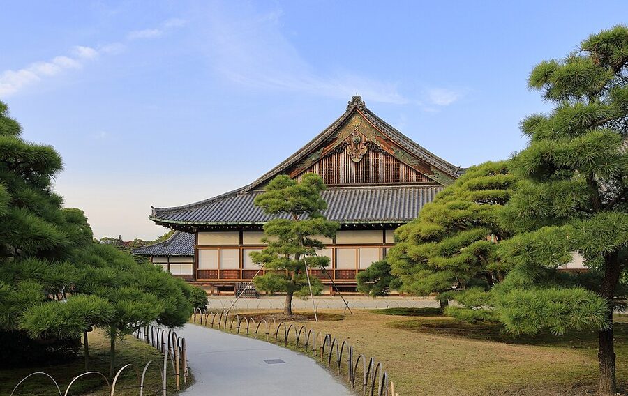 Ninomaru Palace exterior at Nijo Castle Kyoto