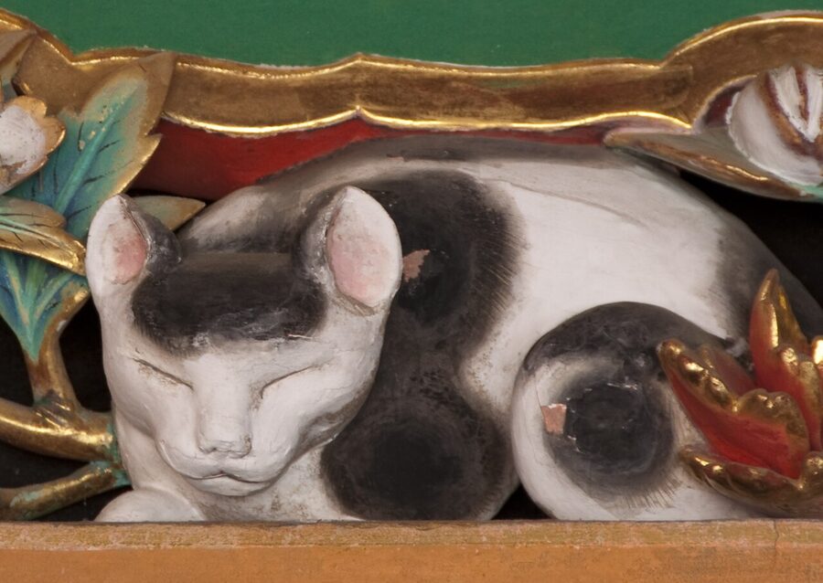 Nemuri-neko sleeping cat carving at Toshogu shrine