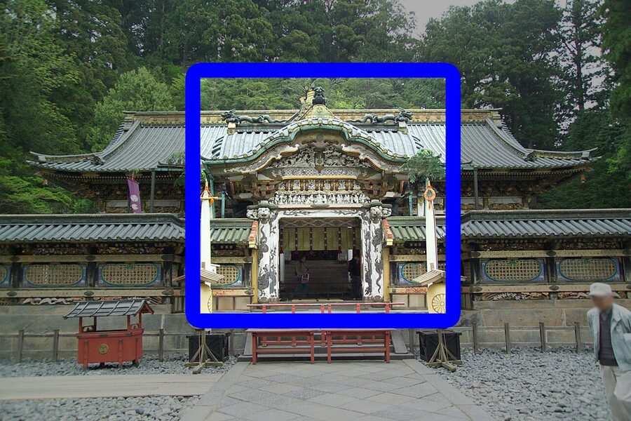 Karamon gate at Nikko Toshogu shrine centre