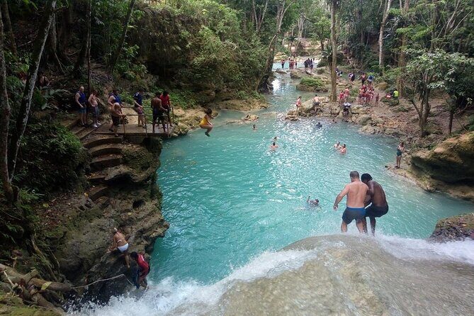 Ocho Rios Jamaica Blue Hole Waterfalls Lunch and Beach Tour - Practical Details and Tips