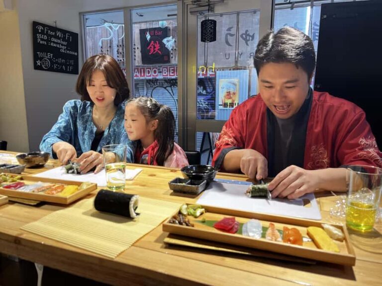 Okinawa Naha: Sushi Making Class near Kokusai-dori - The Value of the Experience