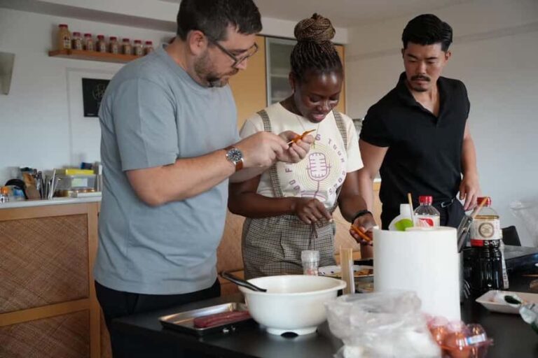 Osaka: Local marketplace tour and cooking class - The Modern Kitchen Studio Experience