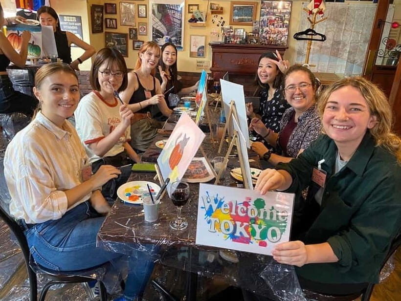 Osaka: Paint and Wine "Japan scenery and Seasons" - What You’ll Be Painting