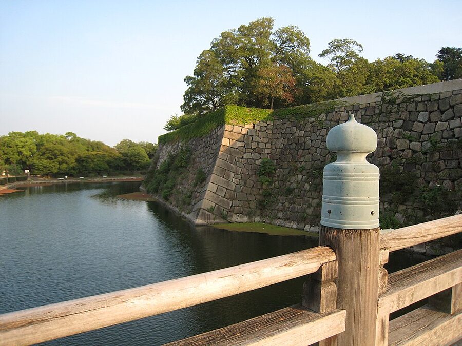 Interior view inside Osaka Castle main tower